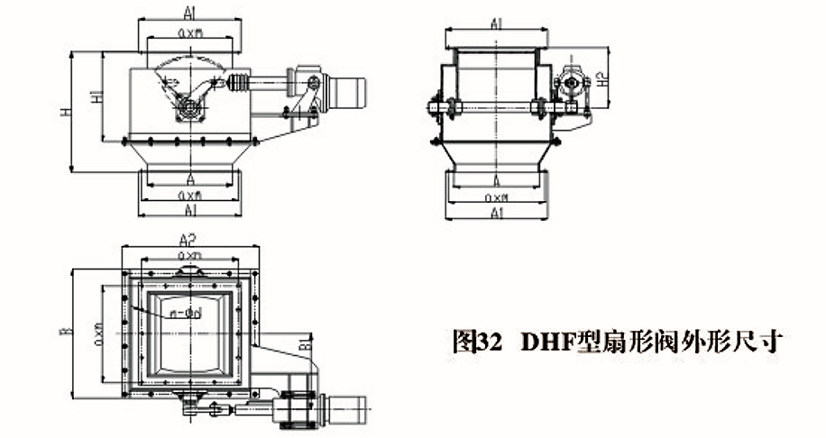 DHF型扇（?。┬伍y門(圖1)